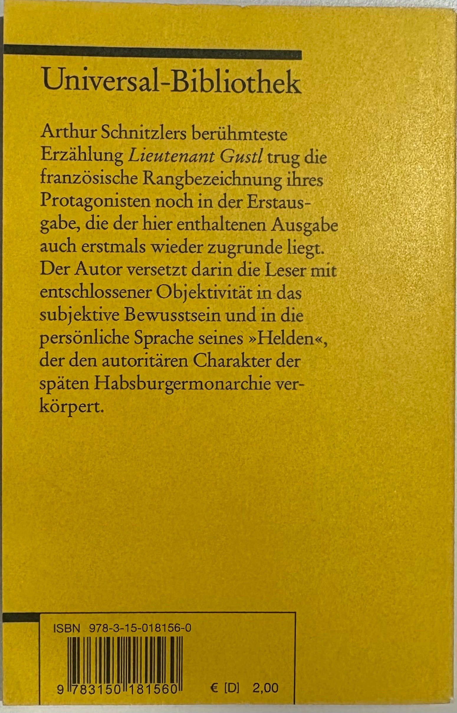 Lieutenant Gustl – Bild 2